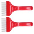 thumbnail image 2 of Haofy 2 Pcs 21 Dents Fourchette de Débouchage en Acier Inoxydable Outils d'Apiculture, 2 of 8
