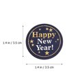 thumbnail image 3 of 120PCS 2020 HAPPY NEW YEAR Round Black Seal Sticker DIY Cookie Bags Labels Round Adhesive Sealing Baking Packaging Envelope Gift Box Decoration Sticker, 3 of 6