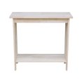 thumbnail image 4 of International Concepts Unfinished Natural Wood Mission Entry Table, 4 of 4