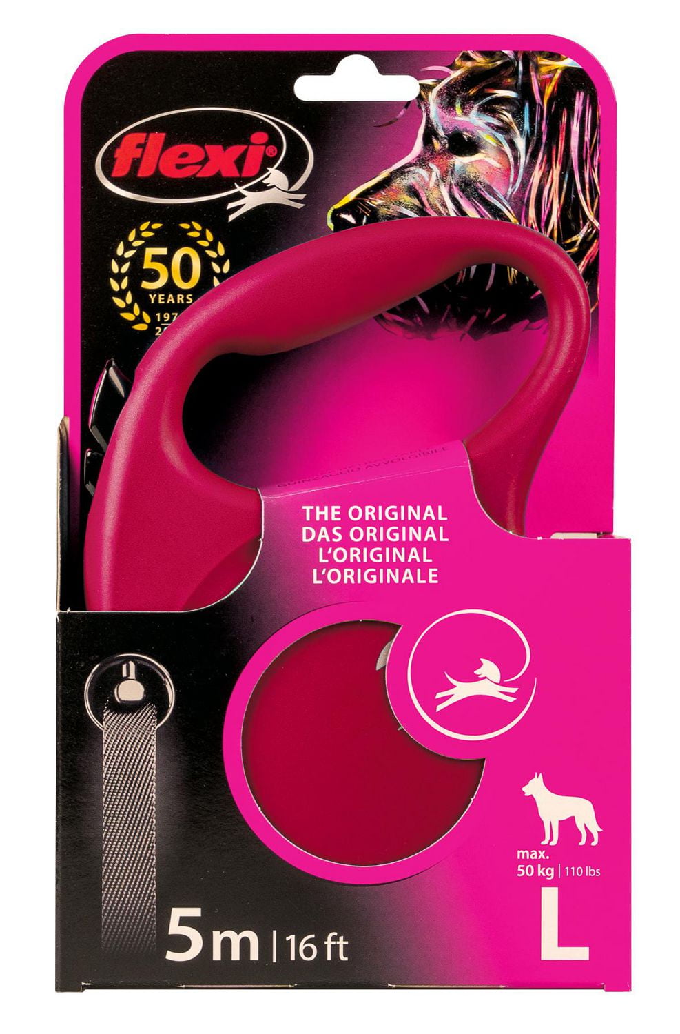 Flexi FUN Large 5m Tape Retractable Dog Leash