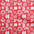thumbnail image 1 of oneOone Tissu en Coton Flex Magenta Abstrait pour Robe Tissu Imprimé au Mètre 40 Pouces de Large, 1 of 4