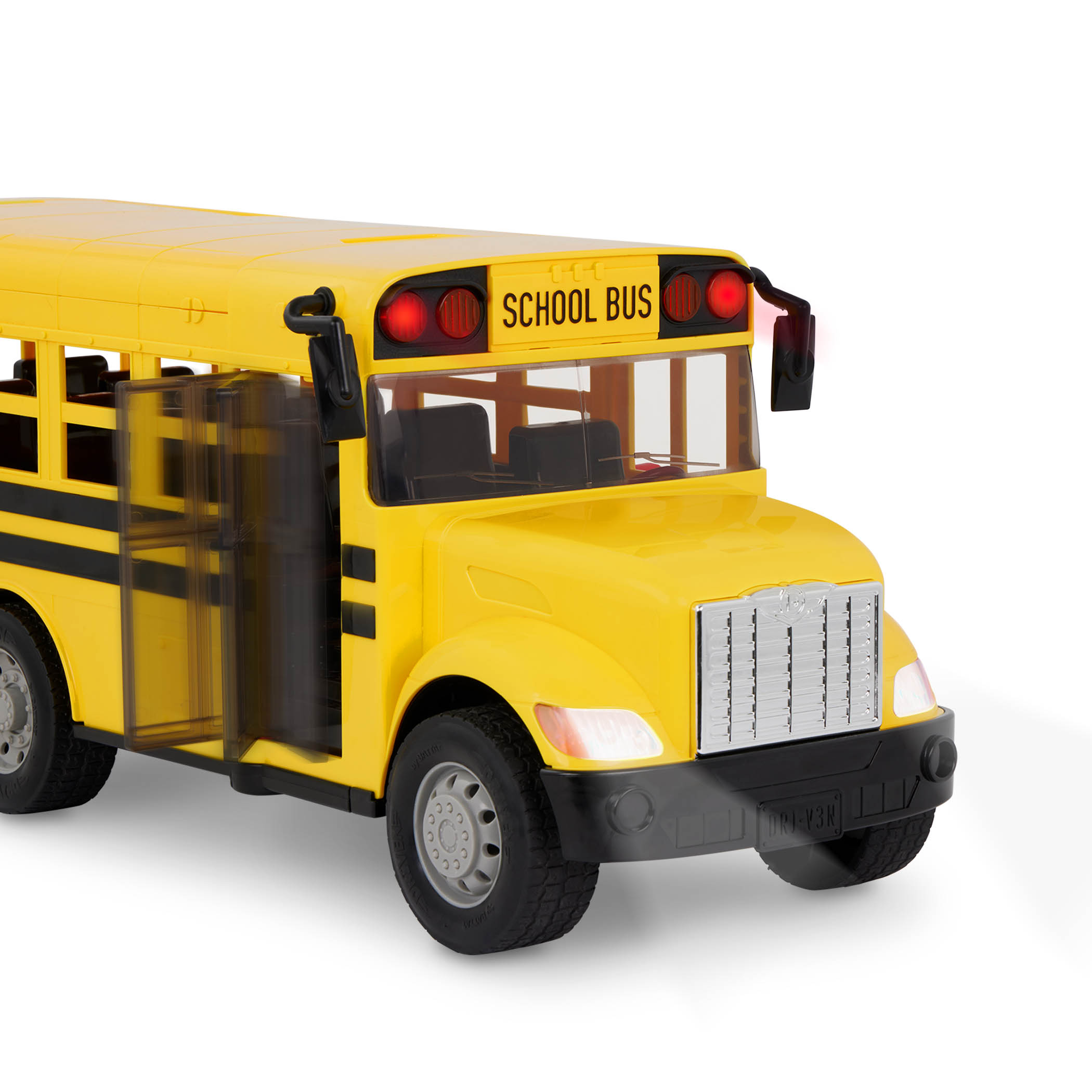 Autobus scolaire standard DRIVEN par Battat, grand autobus scolaire jouet jaune pour les enfants de 3 ans et plus