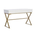 thumbnail image 4 of Bureau de campagne Parker Blanc et Or, 4 of 9