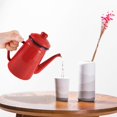 thumbnail image 3 of 1.1L Enamel Coffee Pot Hand Tea Kettle Induction Cooker Gas Stove Universal Red, 3 of 8