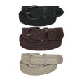thumbnail image 1 of CTM® Ceinture Tressée Élastique Extensible (Lot de 3 Couleurs) (pour Hommes), 1 of 2