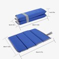 thumbnail image 2 of maskred Camping Portable Mat Picnicking Fishing Backpacking Waterproof Seat Cushion Breathable High Elasticity Collapsible Beach Pad Blue 1Set, 2 of 6