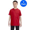 thumbnail image 1 of Hanes Youth Authentic-T T-Shirt - 54500 (Pack Of 3), 1 of 1