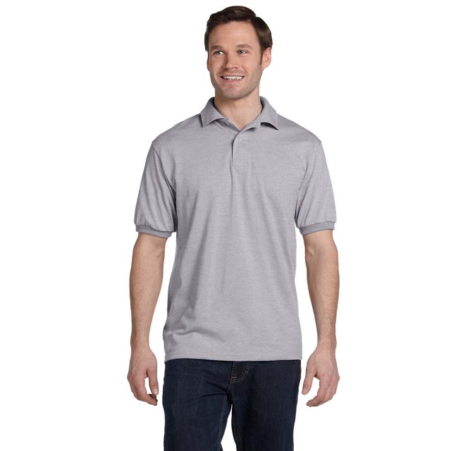 Hanes Chemise en Jersey de Polo Éco-Intelligente Adult Comfortblend, Style 054X