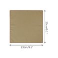 thumbnail image 2 of INSPIRE CHIC Men's Cotton Handkerchiefs Solid Color Pocket Square for Men Coffee One Size, 2 of 4