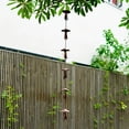 thumbnail image 4 of Iron Mushroom Rain Chain Decorative Gutter Downspout Alternative | 51 Inch Metal Rain Catcher for Water Drainage | Rust-Protected Garden Yard Decor for Soothing Rain Sound, 4 of 8