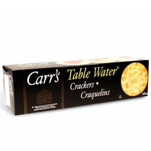 Crackers d'eau de table d'origine Carrs