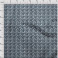 thumbnail image 3 of oneOone Polyester Lycra Navy Blue Fabric Geometric Bandhani Sewing Material Print Fabric By The Yard 56 Inch Wide, 3 of 4