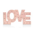 thumbnail image 1 of Bouclair Pink Love Letter Sign with LED Lights, 1 of 8