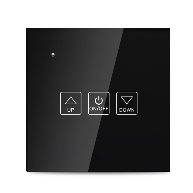 Amdohai Wi-Fi Smart Dimmer Switch Glass Panel Voice Control Compatible with Alexa