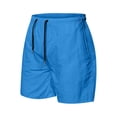thumbnail image 2 of Plebaso Men's Quick Dry Shorts Drawstring Athletic Running Shorts Lightweight Summer Beach Sports Shorts, 2 of 4