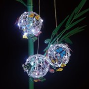 Chmadoxn Solar Lights Outdoor Solar Energy Lamp, Courtyard Lamp, Balcony Atmosphere Lamp Floral Sway Light Solar Light,Solar Sway Lights, Sway With The Wind solar light