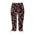 thumbnail image 4 of FNFYFH Clearance Womens Yoga Capris Fresh All Day,Purple, 4 of 5