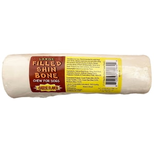 5-6 pouce fromage étouffé blanc brillant os avec UPC
