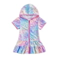 thumbnail image 1 of Maillots de Bain pour Enfants Filles Filles Cache-Maillot Cache-Maillot pour Enfants Fermeture Éclair Robe de Plage pour Maillot de Bain Bébé Maillot de Bain Fille Robe de Plage Cache-Maillot Cache-Maillots, 1 of 3