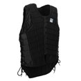 thumbnail image 3 of Equestrian Vest Professional EVA Padded Horse Riding Protector Gear Mesh Waistcoat Unisex for Kids Children Adult Men L, 3 of 7