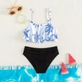thumbnail image 2 of Teen Girls Swimsuits 2 Piece Cute Bikini Swimsuit Ruffle Cute Swimwear Bathing Suits 14-15 Years, 2 of 8