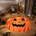 thumbnail image 2 of HHBEAUTY Halloween Bathroom Rug, Fall Pumpkin Bath Mat Water Absorbent Non-Slip Washable for Shower Tub Microfiber Washable Absorbent Carpet Autumn Halloween Thanksgiving Home Kitchen Decoration, 2 of 7