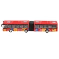 thumbnail image 1 of Esquirla 1:64 Autobus Urbain à Deux Compartiments en Alliage à Rétrofriction Voiture Collection en Métal Modèle Rouge, 1 of 8