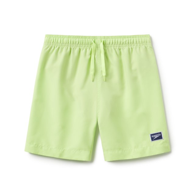 Speedo Boy's UV Protection Swim Trunk Mid Length Solid Shorts - Sharp Green, Size XL