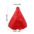 thumbnail image 3 of Unique Bargains Levier de Vitesses Couvercle de Changement de Vitesse de Démarrage Couvercle Anti-Poussière Universel pour Voiture Automobile Mat PVC Rouge, 3 of 6