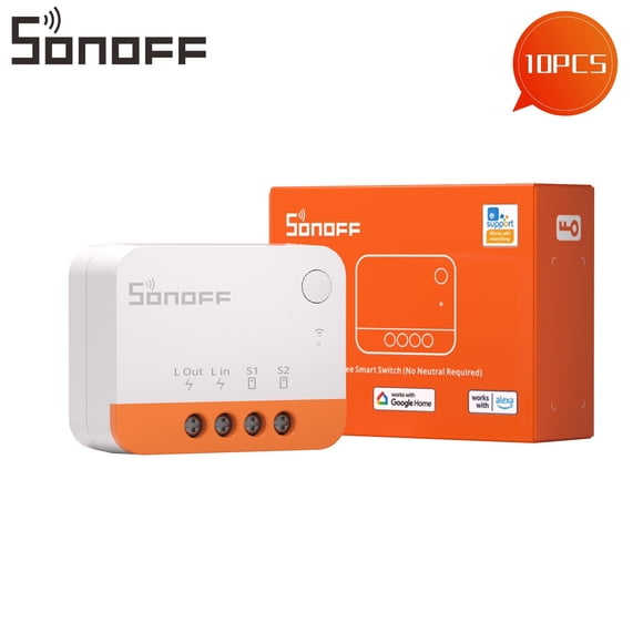 SONOFF ZBMINI Extreme Zigbee Smart Switch, ZBMINIL2 No Neutral Required,10PCS