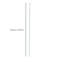 thumbnail image 3 of Spring-Loaded Telescopic Shower Curtain Rod, 55-90cm Adjustable, Stainless Steel Finish, No Tools Needed, 3 of 8