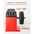 thumbnail image 2 of KFFKFF Tire Changer Machine, 18" Spindle, Durable Tire Balancer with 4 Size of Conic & 45# Steel, Reinforced Tire Balancer with Complete Measuring Tools & Multi-Compartment, 2 of 9