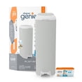 thumbnail image 1 of Poubelle à couches Diaper Genie Platinum - Gris mat - Acier inoxydable, pédale, contrôle des odeurs, 18 sacs Easy Roll / contient jusqu’à 846 couches, 1 of 9