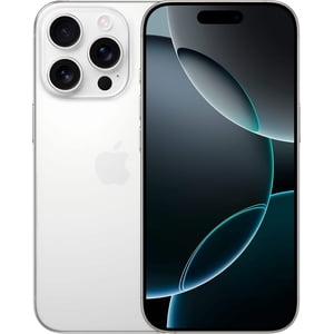 Rénovés Apple iPhone 16 Pro A3083 - eSIM ONLY - (Entièrement déverrouillé) 256GB Titane blanc (classe A)
