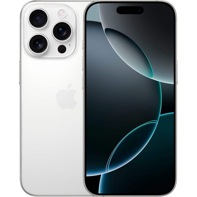 Remis à Neuf Apple iPhone 16 Pro A3083 - eSIM Seulement - (Déverrouillé Entièrement) 128 Go Titane Blanc (Grade B)