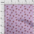 thumbnail image 1 of oneOone Cotton Cambric Fabric Leaves & Flower Floral Print Fabric BTY 56 Inch Wide, 1 of 4