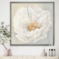 thumbnail image 2 of Designart Pivoine blanche sereine Art mural encadré, 2 of 3