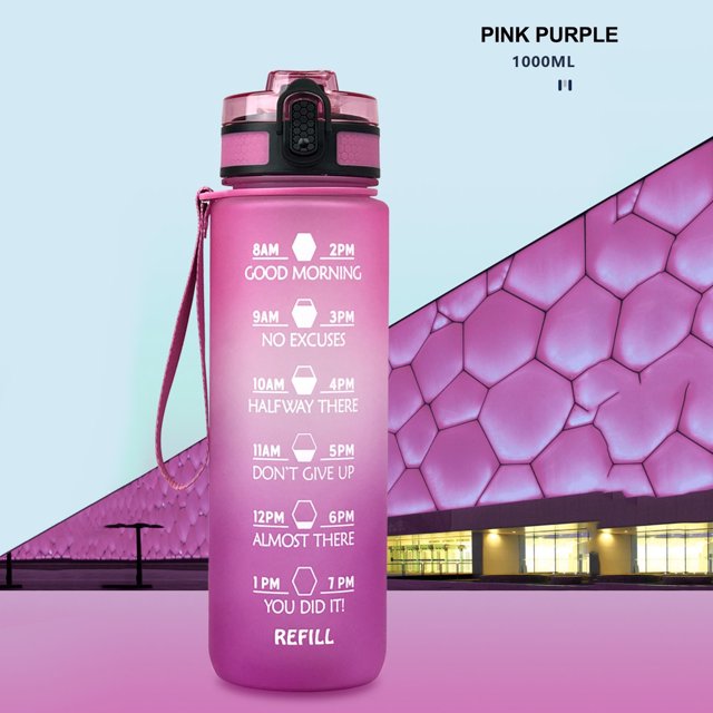RKSTN Arrosoir BPA Bouteille d'Eau de Sport de Plein Air Portable Étanche Bouteille de Randonnée de Camping