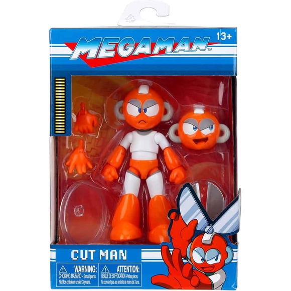 Megaman 4 Inch Action Figure 1/12 Scale Wave 2 - Cut Man
