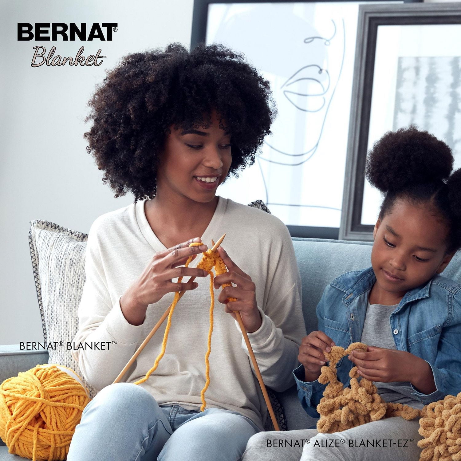 Bernat® Blanket™ #6 Super Bulky Polyester Yarn 10.5oz/300g, 220 Yards