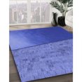 thumbnail image 3 of Ahgly Company Tapis Rectangulaire d'Intérieur Lavable en Machine Bleu Ciel Transitionnel, 6 Pieds x 9 Pieds, 3 of 7