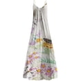 thumbnail image 4 of yievot Robes Maxi pour Femmes Été Mode Imprimé Col en V Sans Manches Bretelles Robe Longue, 4 of 5