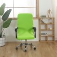 thumbnail image 4 of Solid Color Brushed High Elastic Chair Cover Soft And Comfortable Chair Seat Cover -proof And- Chair Slipcover Suitable For Dining Chair, 4 of 5