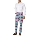 thumbnail image 2 of INSPIRE CHIC Men's Dress Plaid Printed Business Checked Pants 30 Multicolor, 2 of 7