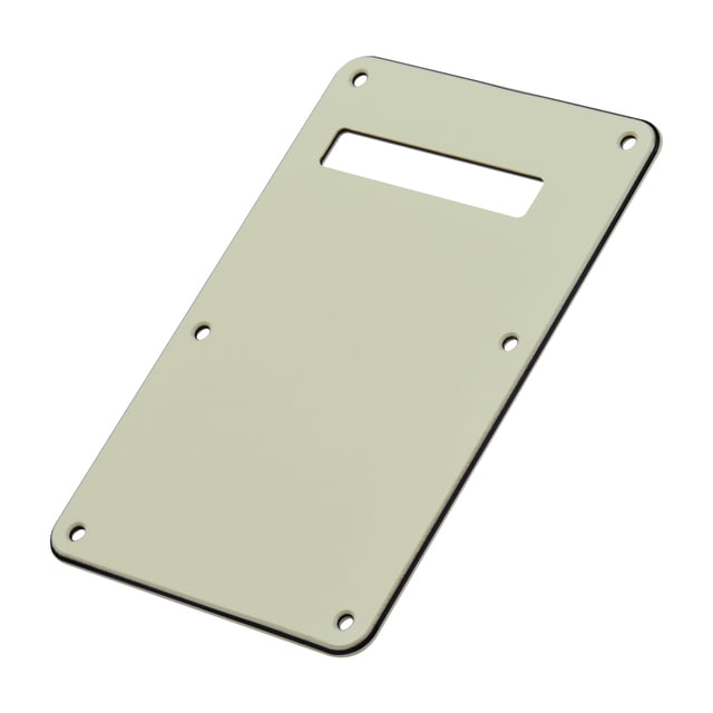 Graflsoa ST Plaque Arrière en PVC pour Guitare Électrique - Durable, Résistante aux Rayures, Pré-Percée pour Guitares Style Fender, Options Vert/blanc/jaune