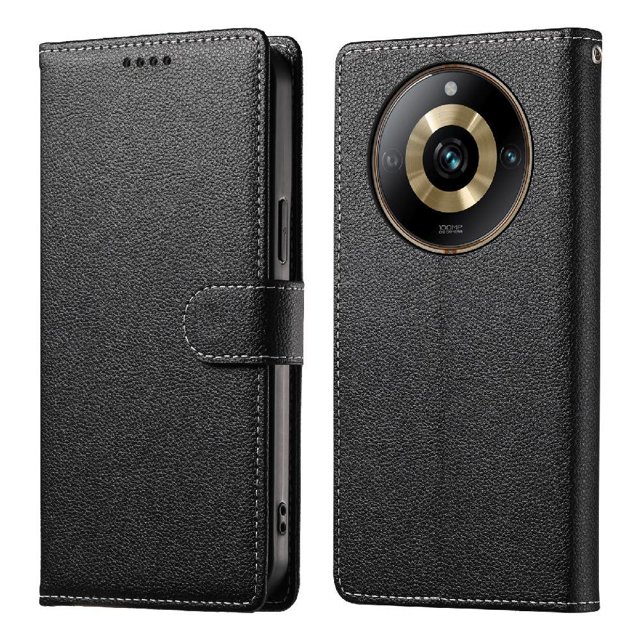 Étui pour FOXDOCK Realme 11 Pro Plus 5G, Étui Portefeuille – Cuir de Qualité Supérieure, 3 Fentes pour Cartes, Protection Antichoc