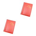 thumbnail image 3 of maskred 120 Pockets Album Book Plastic Organizer Mini Badges Anniversary Storage Bags Albums for Office Red 2Set, 3 of 6