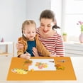 thumbnail image 2 of Orange Orange Silicone Insulation Mat Non-Slip Surface With Raised Edges Waterproof Heat Resistant For Kitchen Countertops Crafts And Dining Flexible Material Dishwasher Safe Durable Desig, 2 of 7