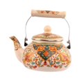 thumbnail image 1 of GROWTH TANK Enamel Tea Kettle 2.5L Teakettle Hot Water Tea Kettle for Home Camping B, 1 of 9