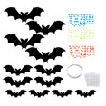thumbnail image 1 of Hanging Bats Halloween Decorations Halloween Hanging Flying Bat With Glowing For Outdoor Decor, 1 of 9